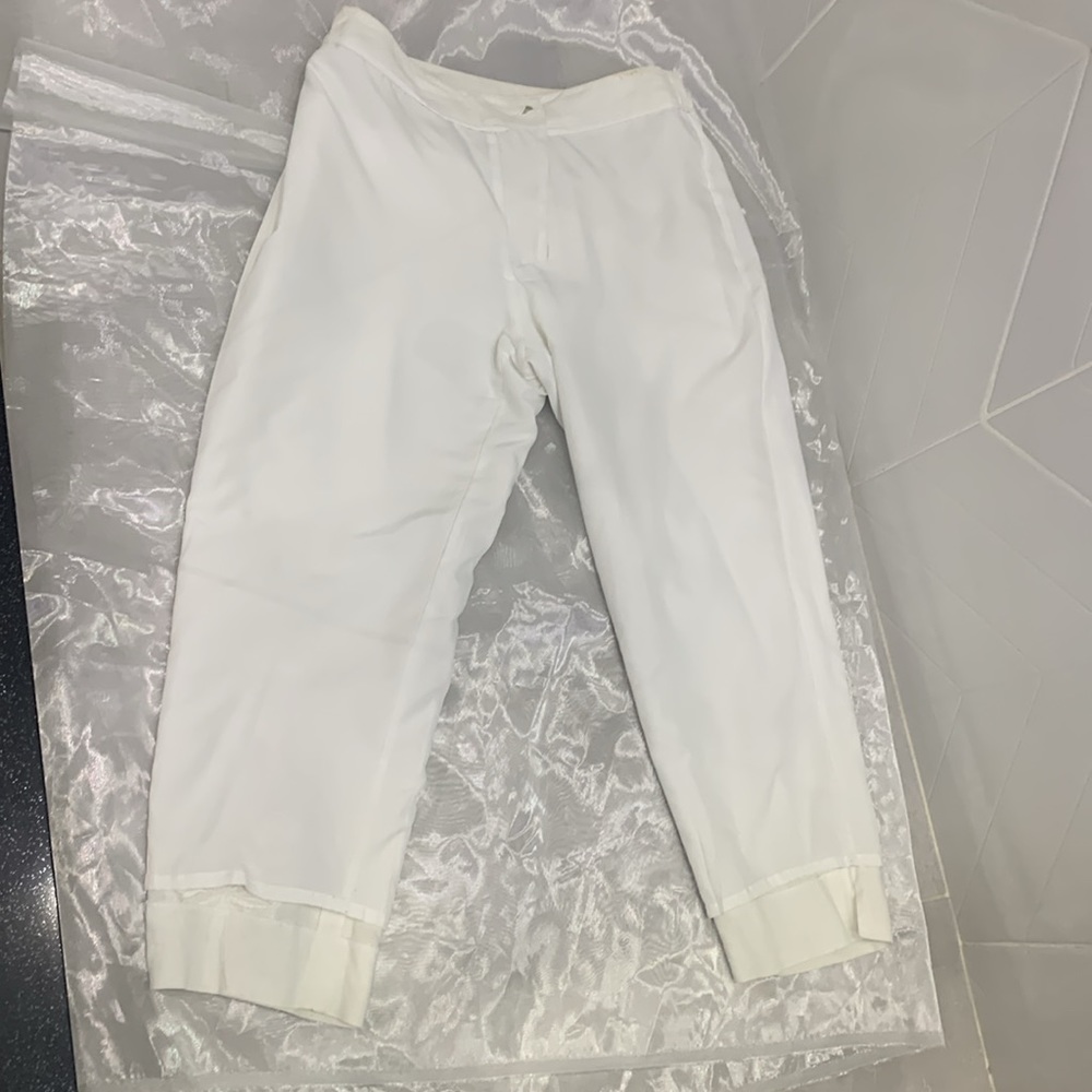 Gorgeous VTG Bianca Nygard ๐ฏ% Linen High Waist Embroidered Capris - Picture 10 of 16